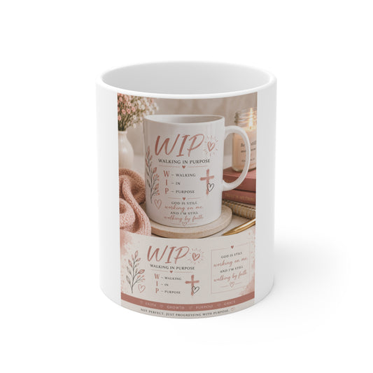 ☕ WIP “Walking In Purpose” Inspirational Mug